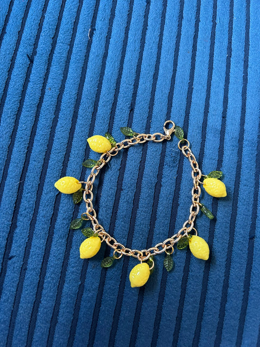Bracelet citron gourmand - Mieleonor