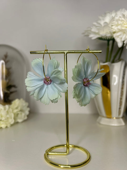 Boucles Jardin nature - Upcycling - acier inoxydable - Création unique - Mieleonor