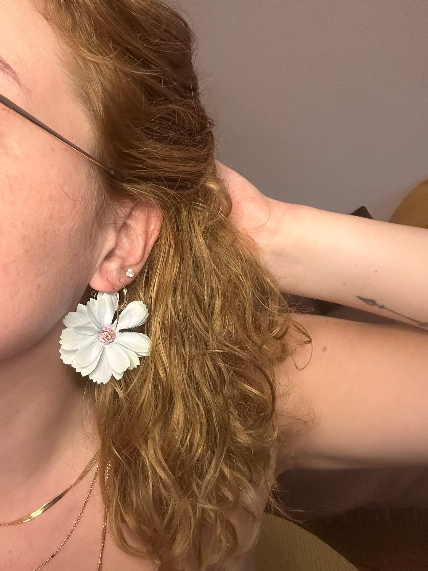 Boucles Jardin nature - Upcycling - acier inoxydable - Création unique - Mieleonor