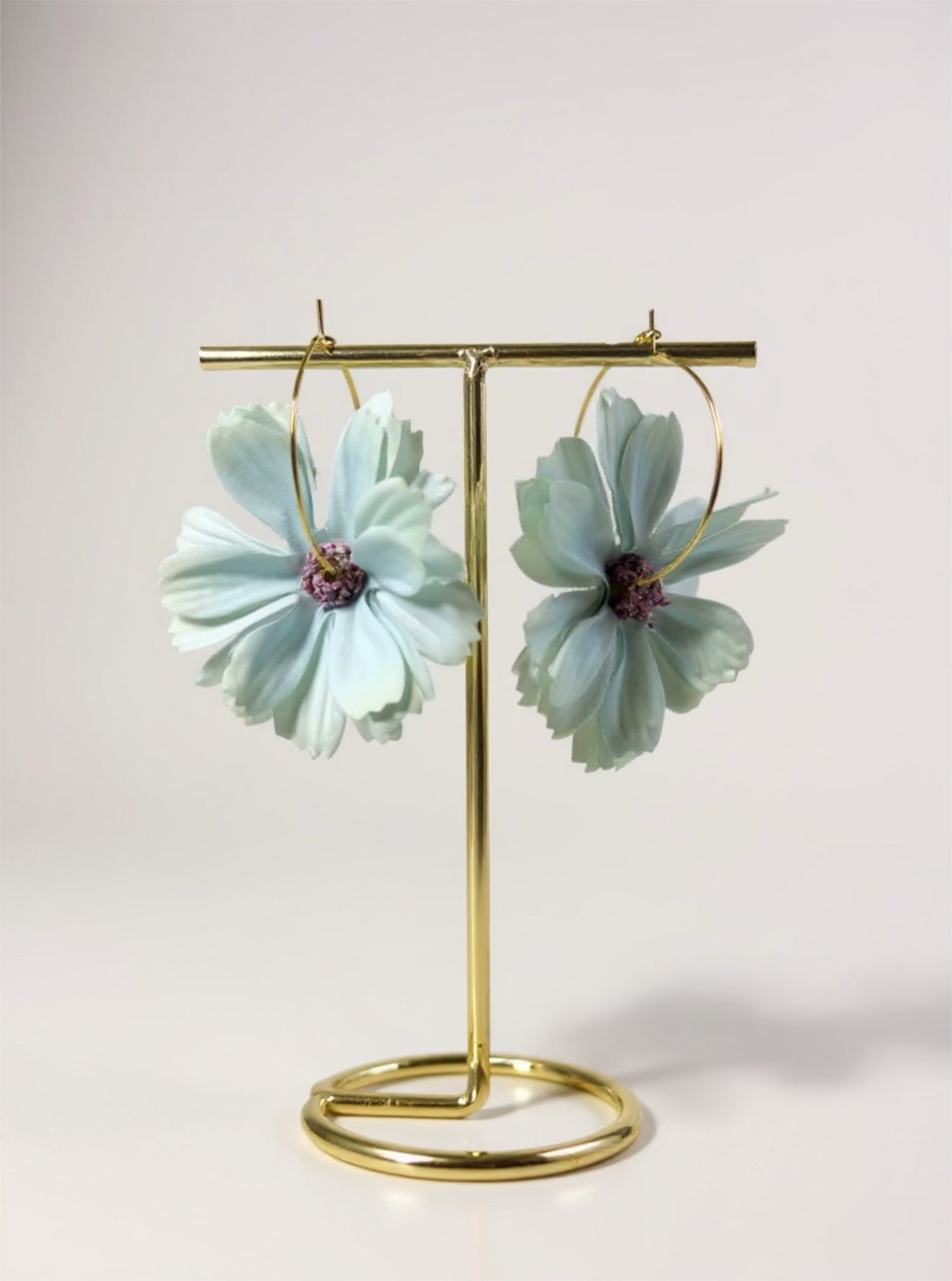 Boucles Jardin nature - Upcycling - acier inoxydable - Création unique - Mieleonor