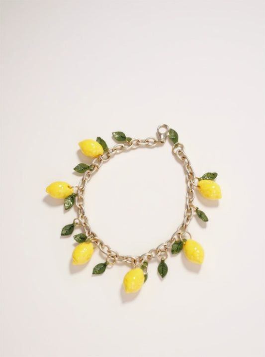 Bracelet citron gourmand - Mieleonor